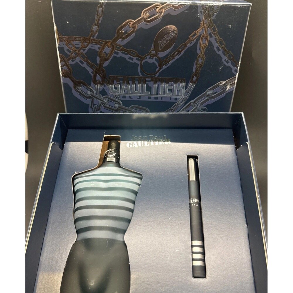 Le Male by Jean Paul Gaultier Gift set Cologne for Men 6.8oz / 0.34 oz Auth.
